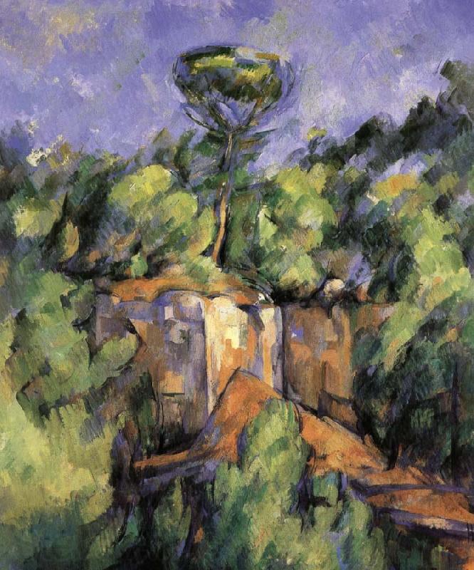 Paul Cezanne landscape rocks 2 Spain oil painting art